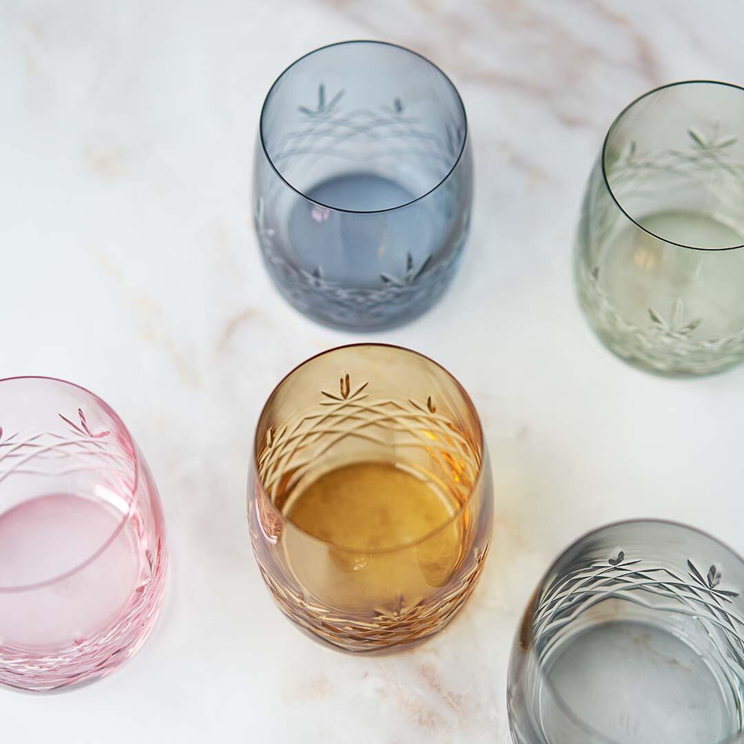 Frederik Bagger Crispy Sapphire Aqua Vandglas, blå, 2 stk - 23 cl - Bahne